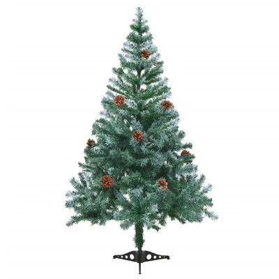 VidaXL Frosted Christmas Tree With Pinecones 150 Cm 4 VidaXL Frosted Christmas Tree With Pinecones 150 Cm - Image 2