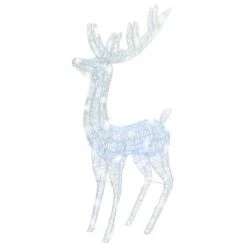 VidaXL XXL Acrylic Christmas Reindeers 250 LED 3 Pcs 180 Cm Cold White -VIDAXL DECOR SHOP image 3 3154358