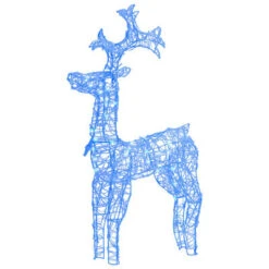 VidaXL Reindeer Christmas Decorations 2 Pcs 60x16x100 Cm Acrylic -VIDAXL DECOR SHOP image 3 3154366