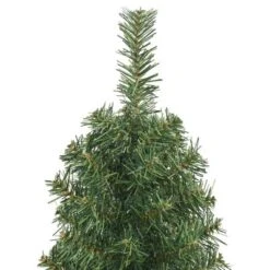 VidaXL Slim Artificial Christmas Tree With Stand Green 150 Cm PVC -VIDAXL DECOR SHOP image 3 320949