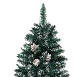 VidaXL Slim Christmas Tree With Real Wood And White Snow Green 150 Cm 10 VidaXL Slim Christmas Tree With Real Wood And White Snow Green 150 Cm -VIDAXL DECOR SHOP image 3 320960