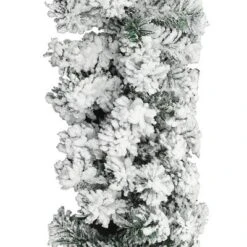 VidaXL Christmas Garland With Flocked Snow Green 20 M PVC -VIDAXL DECOR SHOP image 3 320969