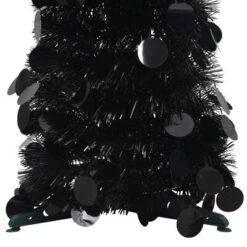 VidaXL Pop-up Artificial Christmas Tree Black 150 Cm PET 13 VidaXL Pop-up Artificial Christmas Tree Black 150 Cm PET -VIDAXL DECOR SHOP image 3 320986