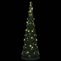 VidaXL Pop-up String Artificial Christmas Tree With LED Green 150 Cm 13 VidaXL Pop-up String Artificial Christmas Tree With LED Green 150 Cm -VIDAXL DECOR SHOP image 3 321523