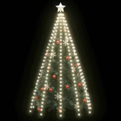 VidaXL Christmas Tree Net Lights With 300 LEDs Cold White 300 Cm -VIDAXL DECOR SHOP image 3 328889