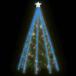 VidaXL Christmas Tree Net Lights With 400 LEDs Blue 400 Cm -VIDAXL DECOR SHOP image 3 328893