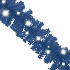 VidaXL Christmas Garland With LED Lights 5 M Blue -VIDAXL DECOR SHOP image 3 329192
