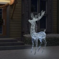 VidaXL XXL Acrylic Christmas Reindeer 250 LED 180 Cm Cold White -VIDAXL DECOR SHOP image 3 329786