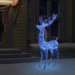 VidaXL XXL Acrylic Christmas Reindeer 250 LED 180 Cm Blue -VIDAXL DECOR SHOP image 3 329787