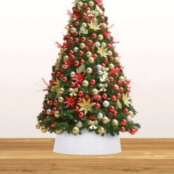 VidaXL Christmas Tree Skirt White Ø54x19.5 Cm -VIDAXL DECOR SHOP image 3 331299