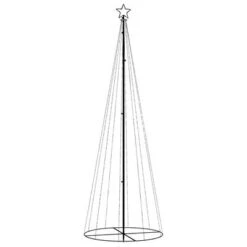 VidaXL Christmas Cone Tree Blue 310 LEDs 100x300 Cm -VIDAXL DECOR SHOP image 3 343492
