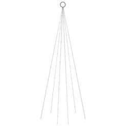 VidaXL Christmas Tree On Flagpole Cold White 108 LEDs 180 Cm 19 VidaXL Christmas Tree On Flagpole Cold White 108 LEDs 180 Cm -VIDAXL DECOR SHOP image 3 343519