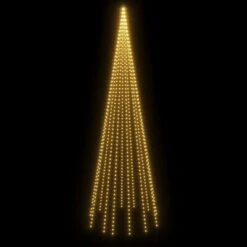 VidaXL Christmas Tree On Flagpole Warm White 732 LEDs 500 Cm 13 VidaXL Christmas Tree On Flagpole Warm White 732 LEDs 500 Cm -VIDAXL DECOR SHOP image 3 343630