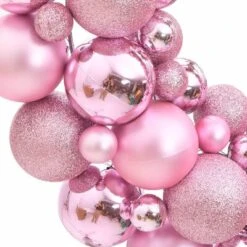 VidaXL Christmas Wreath Pink 45 Cm Polystyrene -VIDAXL DECOR SHOP image 3 356128