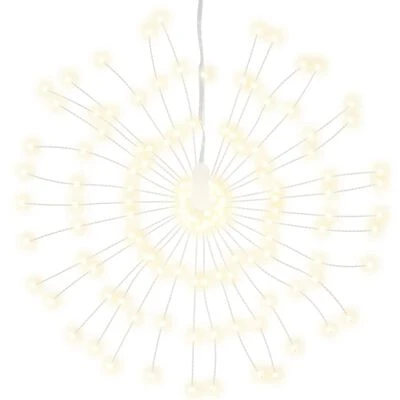 VidaXL Christmas Starburst Lights 140 LEDs 4 Pcs Warm White 17 Cm 5 VidaXL Christmas Starburst Lights 140 LEDs 4 Pcs Warm White 17 Cm - Image 3