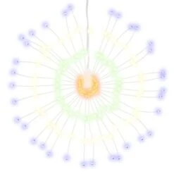 VidaXL Christmas Starburst Lights 140 LEDs 4 Pcs Multicolour 17 Cm 18 VidaXL Christmas Starburst Lights 140 LEDs 4 Pcs Multicolour 17 Cm -VIDAXL DECOR SHOP image 3 356226