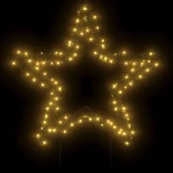 VidaXL Christmas Light Decoration With Spikes Star 115 LEDs 85 Cm -VIDAXL DECOR SHOP image 3 357724