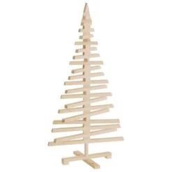 VidaXL Wooden Christmas Tree For Decoration 120 Cm Solid Wood Pine 12 VidaXL Wooden Christmas Tree For Decoration 120 Cm Solid Wood Pine -VIDAXL DECOR SHOP image 3 357995