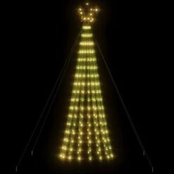 VidaXL Christmas Tree Light Cone 275 LEDs Warm White 180 Cm -VIDAXL DECOR SHOP image 3 358064