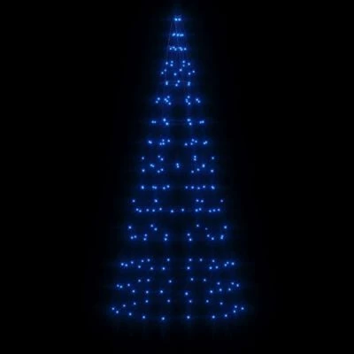 VidaXL Christmas Tree Light On Flagpole 200 LEDs Blue 180 Cm 5 VidaXL Christmas Tree Light On Flagpole 200 LEDs Blue 180 Cm - Image 3