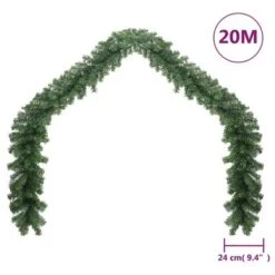 VidaXL Christmas Garland PVC 20 M -VIDAXL DECOR SHOP image 4 246405