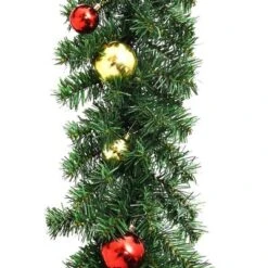 VidaXL Christmas Garland Decorated With Baubles And LED Lights 5 M -VIDAXL DECOR SHOP image 4 246406