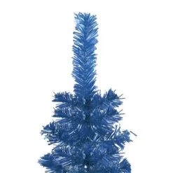 VidaXL Slim Christmas Tree With LEDs&Ball Set Blue 210 Cm -VIDAXL DECOR SHOP image 4 3078037