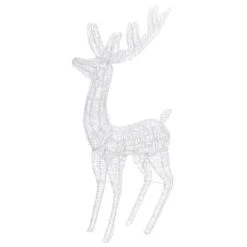 VidaXL XXL Acrylic Christmas Reindeers 250 LED 3 Pcs 180 Cm Cold White -VIDAXL DECOR SHOP image 4 3154358