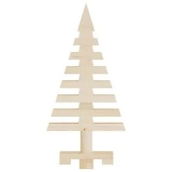 VidaXL Wooden Christmas Trees For Decoration 3 Pcs Solid Wood Pine -VIDAXL DECOR SHOP image 4 3200672