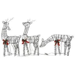 VidaXL Christmas Reindeer Families 2 Pcs 180 LEDs Warm White Rattan 18 VidaXL Christmas Reindeer Families 2 Pcs 180 LEDs Warm White Rattan -VIDAXL DECOR SHOP image 4 3200673