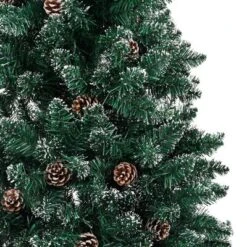 VidaXL Slim Christmas Tree With Real Wood And White Snow Green 150 Cm 11 VidaXL Slim Christmas Tree With Real Wood And White Snow Green 150 Cm -VIDAXL DECOR SHOP image 4 320960
