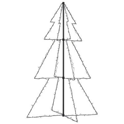 VidaXL Christmas Cone Tree 200 LEDs Indoor And Outdoor 98x150 Cm 6 VidaXL Christmas Cone Tree 200 LEDs Indoor And Outdoor 98x150 Cm - Image 4