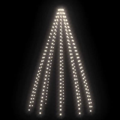 VidaXL Christmas Tree Net Lights With 250 LEDs Cold White 250 Cm 6 VidaXL Christmas Tree Net Lights With 250 LEDs Cold White 250 Cm - Image 4