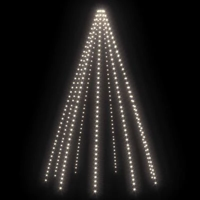 VidaXL Christmas Tree Net Lights With 400 LEDs Cold White 400 Cm 6 VidaXL Christmas Tree Net Lights With 400 LEDs Cold White 400 Cm - Image 4