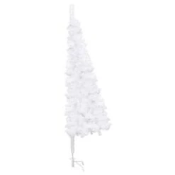 VidaXL Corner Artificial Christmas Tree White 240 Cm PVC -VIDAXL DECOR SHOP image 4 329171