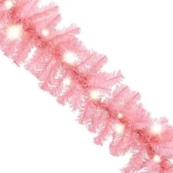 VidaXL Christmas Garland With LED Lights 10 M Pink -VIDAXL DECOR SHOP image 4 329199