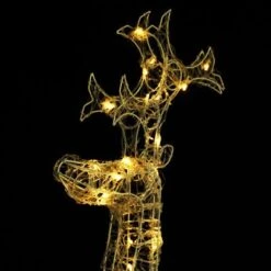 VidaXL Reindeer Christmas Decoration 90 LEDs 60x16x100 Cm Acrylic -VIDAXL DECOR SHOP image 4 329777