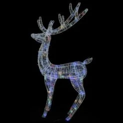 VidaXL XXL Acrylic Christmas Reindeer 250 LED 180 Cm Colourful -VIDAXL DECOR SHOP image 4 329788