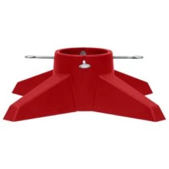 VidaXL Christmas Tree Stand Red 55.5x55.5x15 Cm -VIDAXL DECOR SHOP image 4 331312
