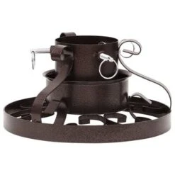 VidaXL Christmas Tree Stand Antique Copper 29x29x15.5 Cm -VIDAXL DECOR SHOP image 4 331321