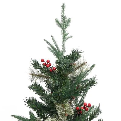 VidaXL Christmas Tree With Pine Cones Green 150 Cm PVC&PE 6 VidaXL Christmas Tree With Pine Cones Green 150 Cm PVC&PE - Image 4