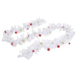 VidaXL Christmas Garland Decorated With Baubles White 5 M 13 VidaXL Christmas Garland Decorated With Baubles White 5 M -VIDAXL DECOR SHOP image 4 340734