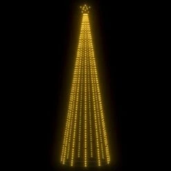 VidaXL Christmas Cone Tree Warm White 732 LEDs 160x500 Cm -VIDAXL DECOR SHOP image 4 343625