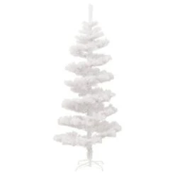 VidaXL Swirl Christmas Tree With Stand And LEDs White 150 Cm PVC 17 VidaXL Swirl Christmas Tree With Stand And LEDs White 150 Cm PVC -VIDAXL DECOR SHOP image 4 344653