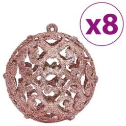 VidaXL Christmas Baubles 100 Pcs Pink And Rose 3 / 4 / 6 Cm 25 VidaXL Christmas Baubles 100 Pcs Pink And Rose 3 / 4 / 6 Cm -VIDAXL DECOR SHOP image 4 356102