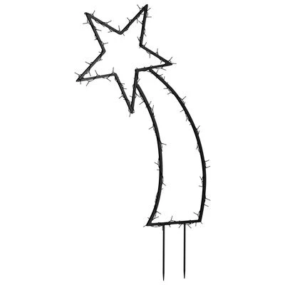 VidaXL Christmas Light Decoration With Spikes Meteor 115 LEDs 89 Cm 6 VidaXL Christmas Light Decoration With Spikes Meteor 115 LEDs 89 Cm - Image 4