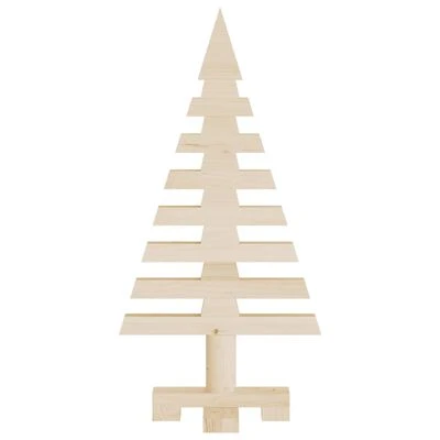 VidaXL Wooden Christmas Tree For Decoration 60 Cm Solid Wood Pine 6 VidaXL Wooden Christmas Tree For Decoration 60 Cm Solid Wood Pine - Image 4
