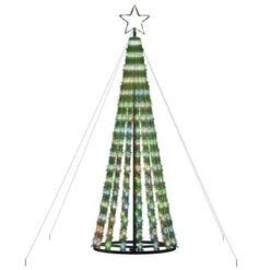 VidaXL Christmas Tree Light Cone 275 LEDs Colourful 180 Cm 20 VidaXL Christmas Tree Light Cone 275 LEDs Colourful 180 Cm -VIDAXL DECOR SHOP image 4 358067