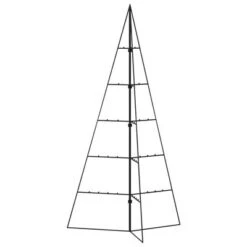 VidaXL Metal Christmas Tree For Decoration Black 100 Cm -VIDAXL DECOR SHOP image 4 359600