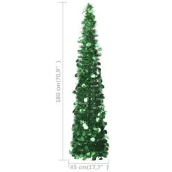 VidaXL Pop-up Artificial Christmas Tree Green 180 Cm PET -VIDAXL DECOR SHOP image 5 320990